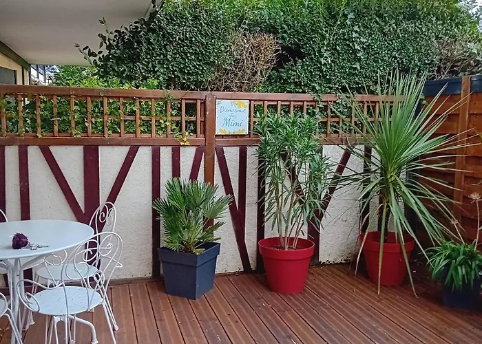 Agreable T2 Calme - Terrasse 20m2 - Animaux Bienvenus 아파트 꺄부흐
